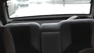 Voyeur camera shoots nasty action in the taxi car