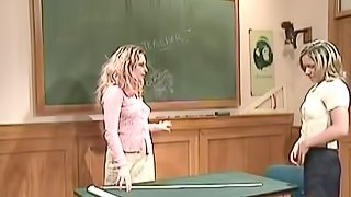 Teacher Gives Her Student a Lesson in Lesbian Sex